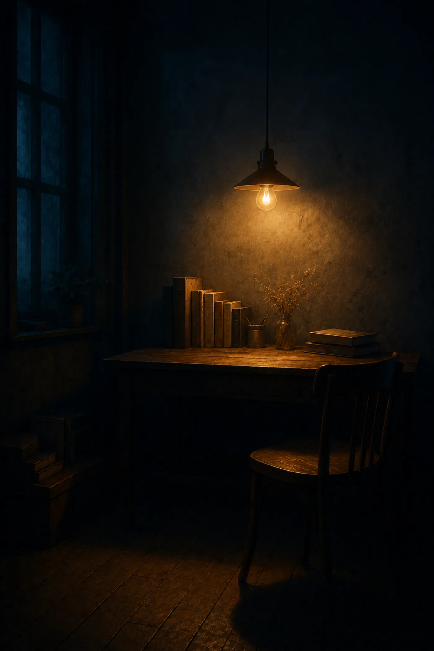 Un cuarto mucho tiempo a oscuras, en el instante en que se enciende la luz y revela que lo que había estuvo ahí todo el tiempo, esperando ser visto.